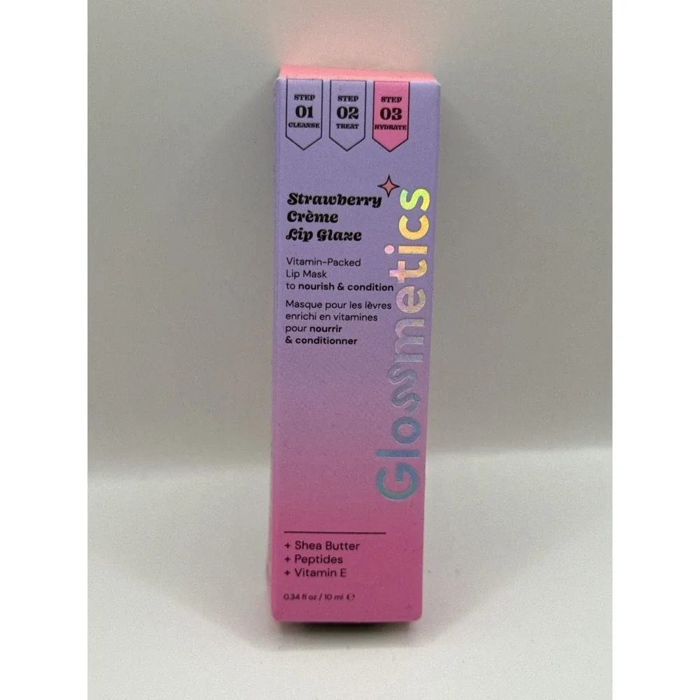 Glossmetics Strawberry Crème Lip Glaze Vitamin-Packed Lip Mask